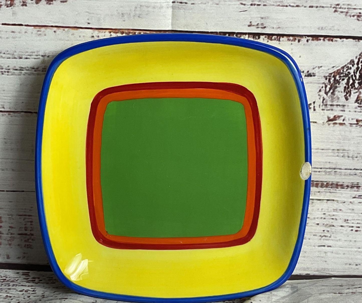 Dansk Caribe Set of 4 Bread Plates Multicolor