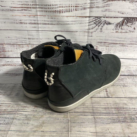 Olukai Hawai'iloa Manu Ihu Black Nubuck Chukka Boot Casual Shoe Men's 10