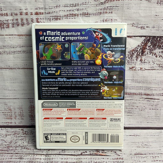 Nintendo Super Mario Galaxy Wii Video Game w/ Manual