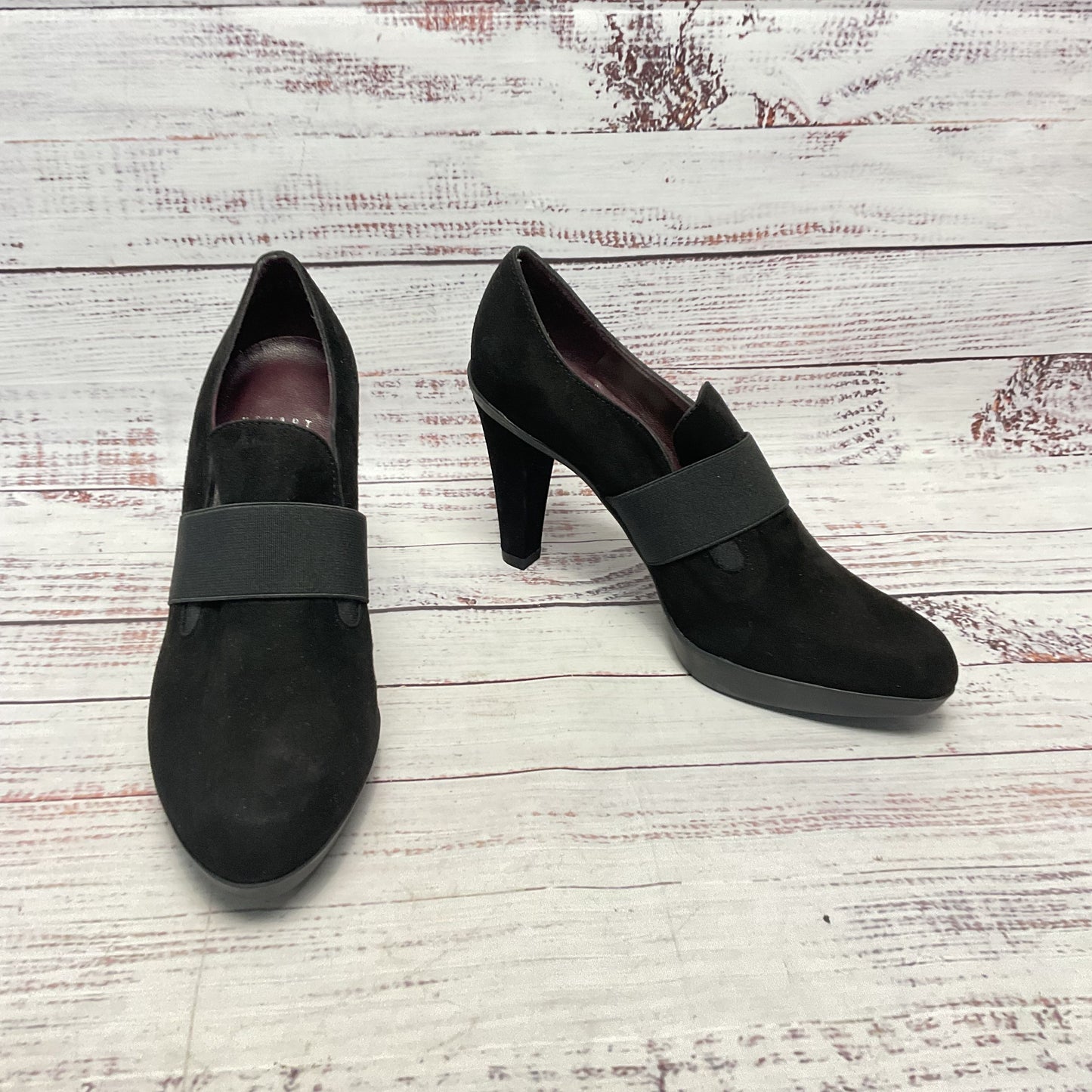 Stuart Weitzman Black Black Bootie Heel Women Size 4