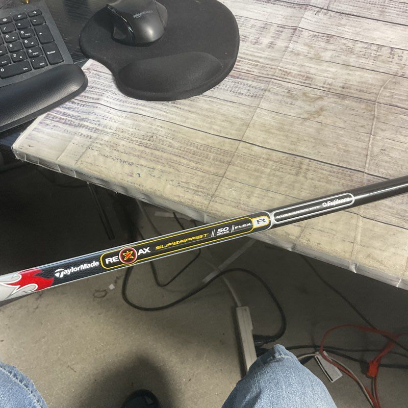 Taylormade Fujikura Burner 10.5° Driver Black Graphite Golf Club Flex R 50g
