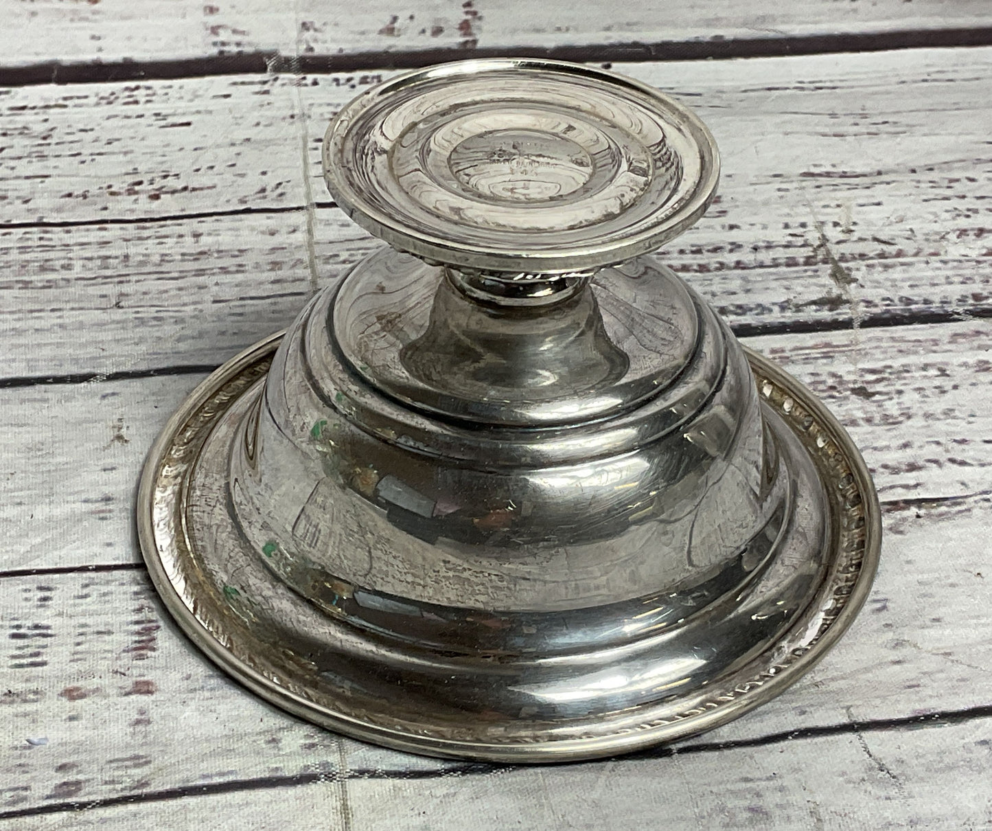 La Pierre Mid Century Weighted Compote Compote Dish Sterling Silver