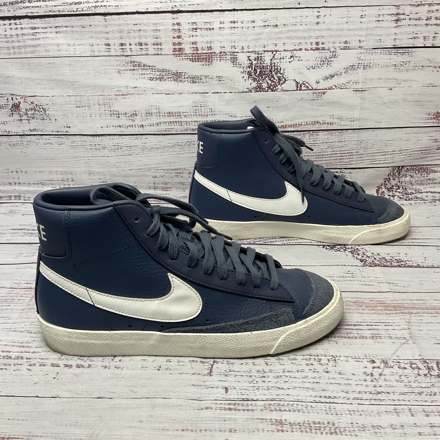 Nike Blazer Mid 77 Vintage Blue Athletic Shoe Men 9.5
