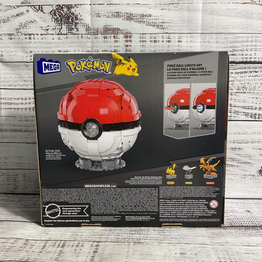 NIB Mega Bloks Jumbo Pokemon Poke Ball Construction Set