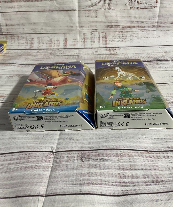 Disney Lorcana Trading Card Game 2 Decks 4 Booster Packs 1 Promo Card NEW