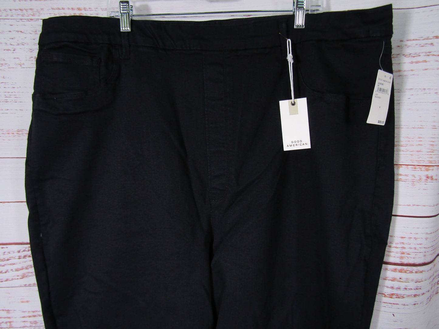 Good American Good Legs Women's Black Straight Jeans Size 8