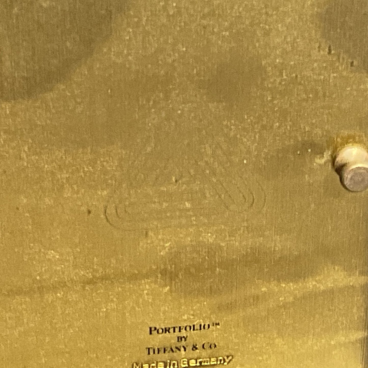 TIFFANY & CO. Portfolio Brass Carriage Mantel Clock (AS-IS / NOT WORKING)