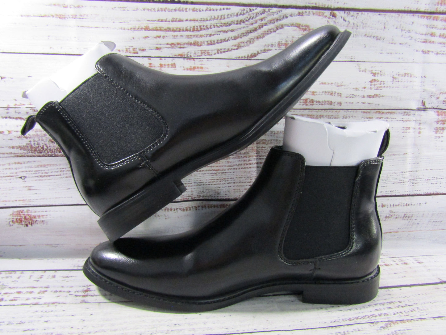 Mix No. 6 Aleder Men's Black Faux Leather Chelsea Boots Size 8.5