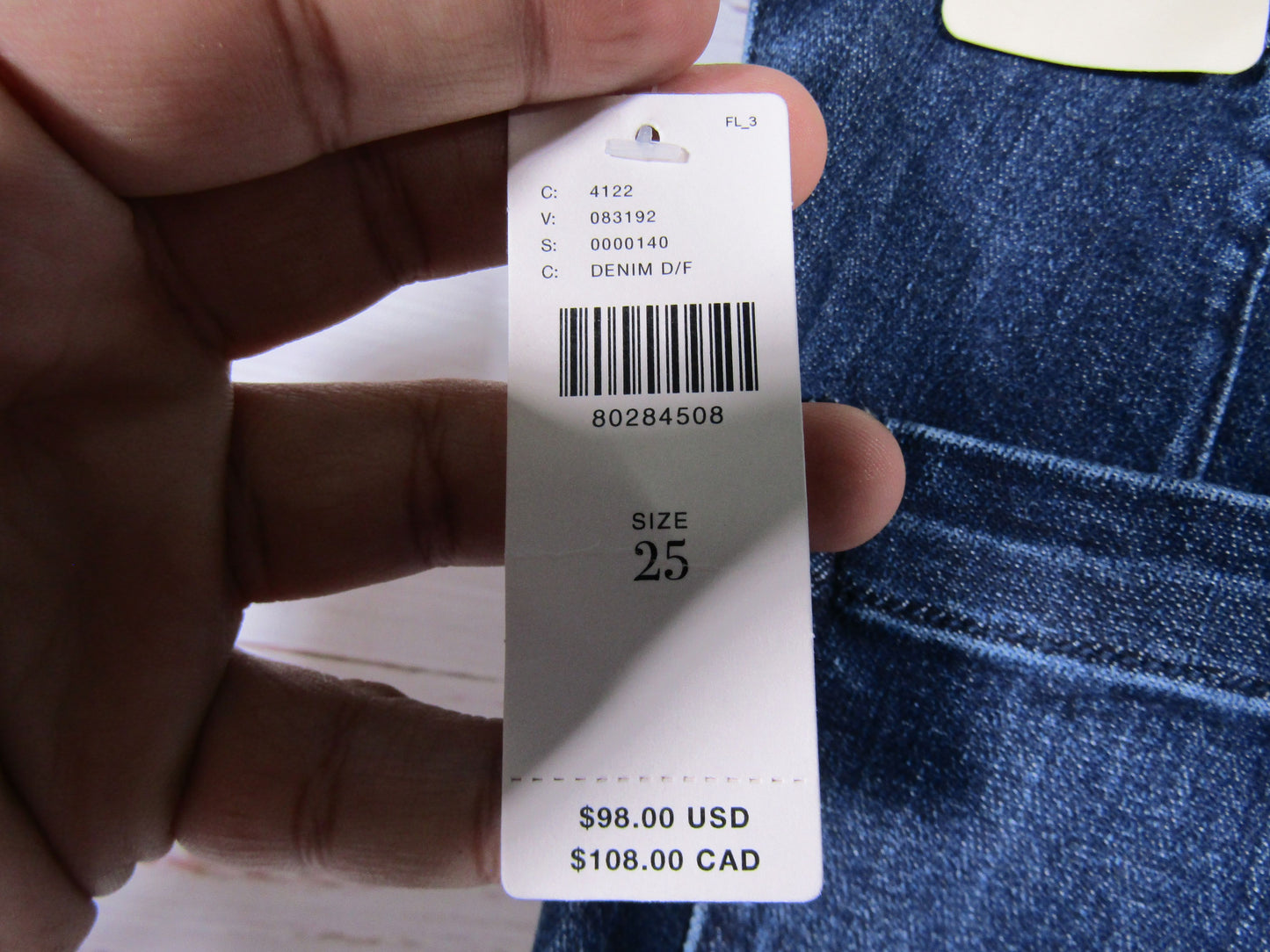 Anthropologie Pilcro Women's Blue Denim High-Rise Bootcut Jeans Size 25