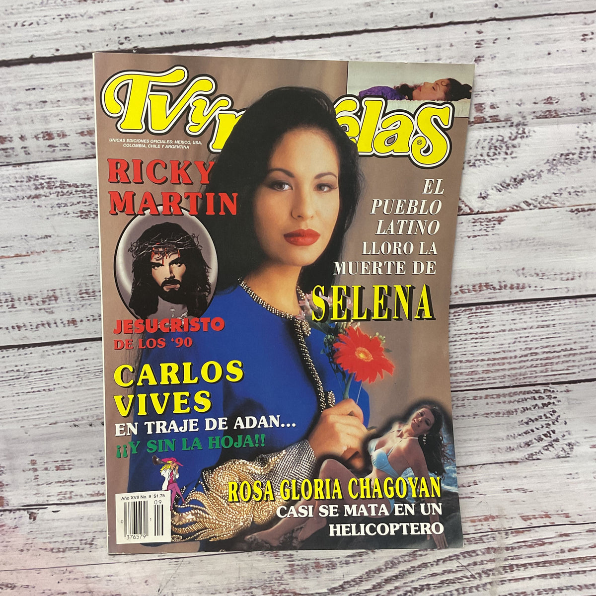 Tv Y Novelas Magazine 1994 Selena Muerte Ricky Martin