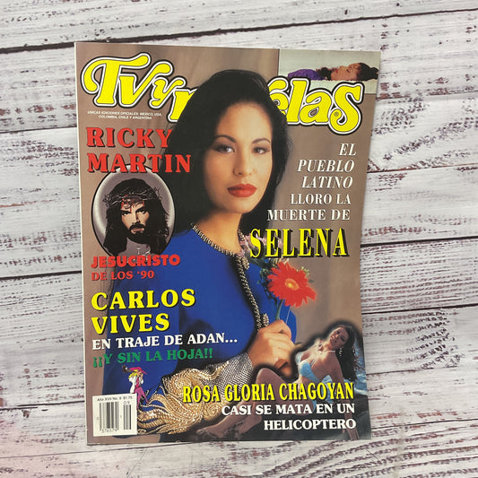 Tv Y Novelas Magazine 1994 Selena Muerte Ricky Martin