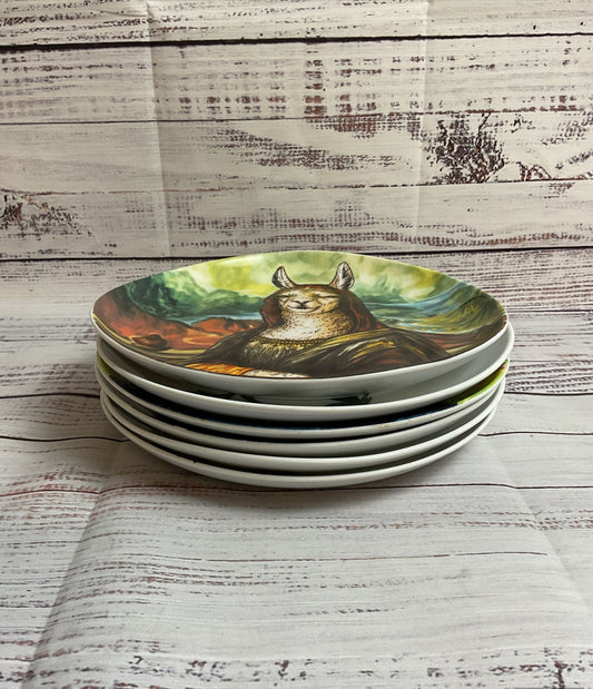 Cute Rachel Leozlowski Set Of 6 Misc. Decorative Collector's Plates