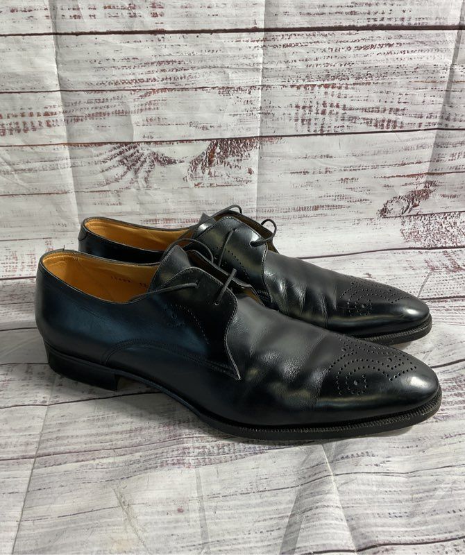 Gravati Arthur Beren Men's 17683 Black Leather Derby Shoes Size 12 N