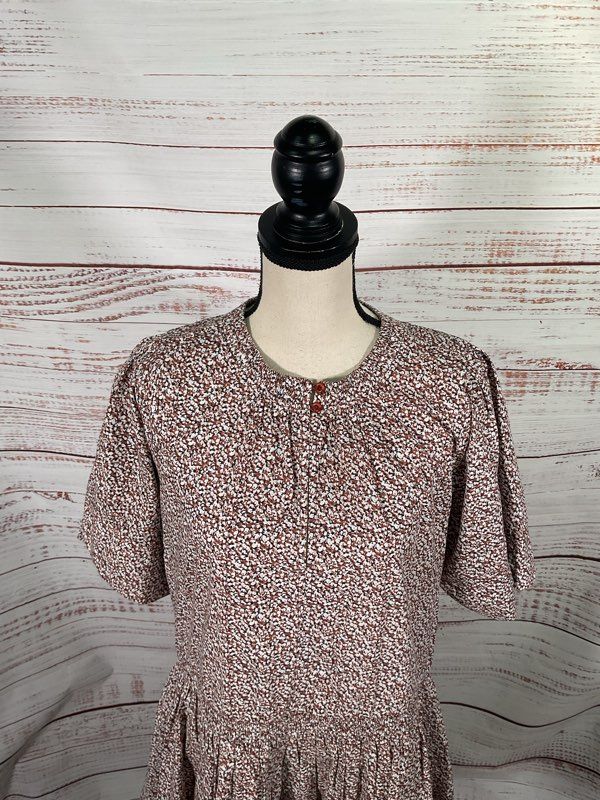 Apiece Apart Women's Short Sleeve Mini Dress Multicolor Size M