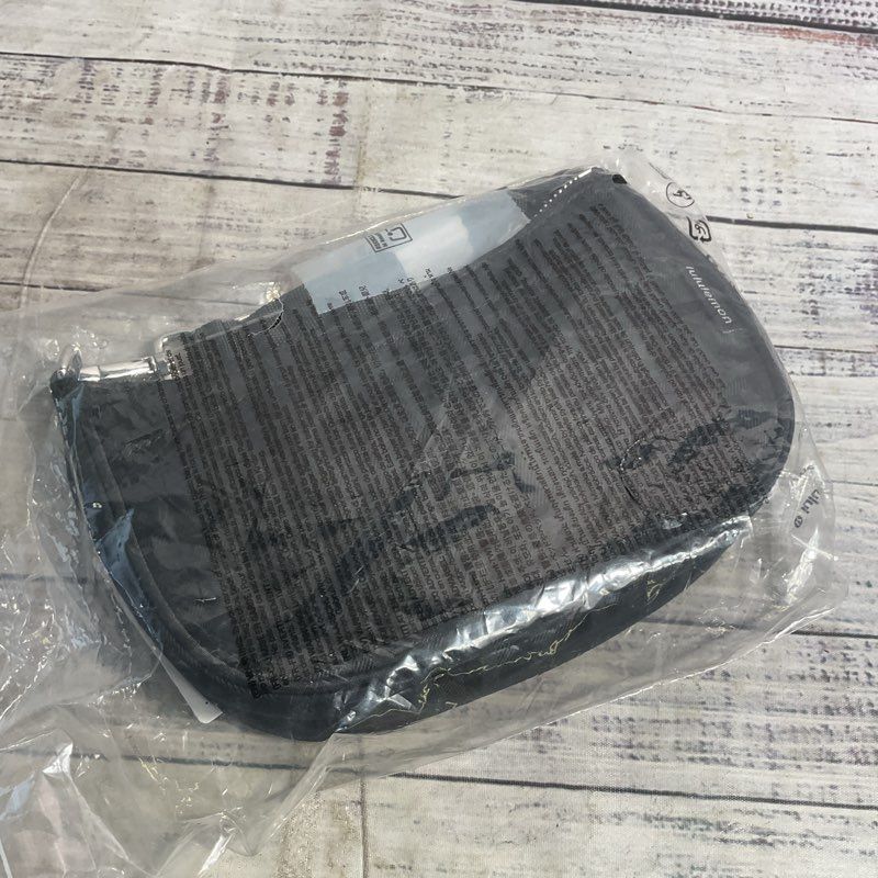 NWT Lululemon City Essentials Mini Black Jacquard Monogram Shoulder Bag