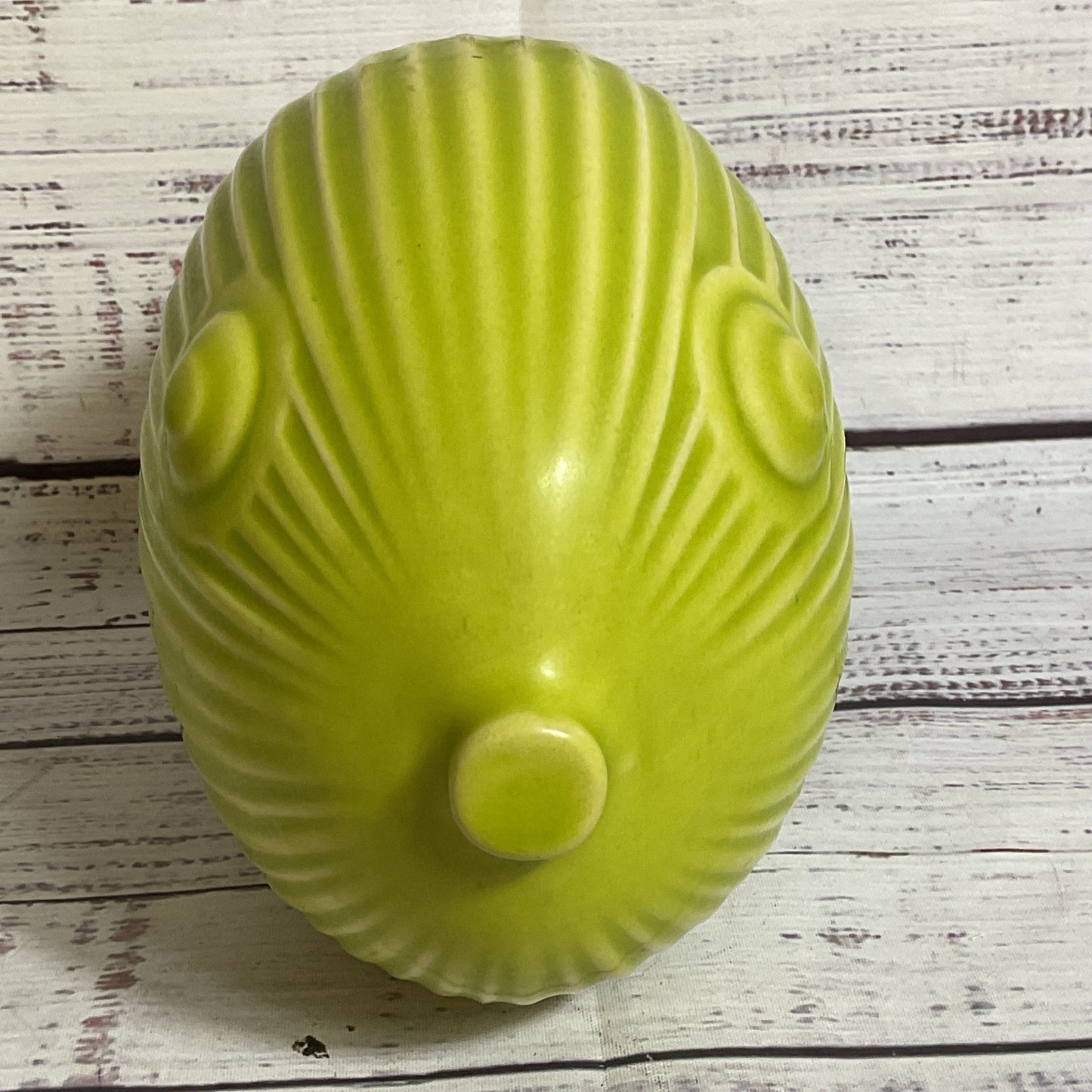 JONATHAN ADLER Green Puffer Blow Fish Menagerie Series Sculpture 9.25" (DAMAGED)