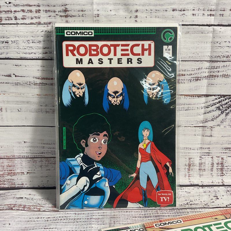 Lot Of 7 Vtg. Robotech Macross Masters New Gen Ungraded Comic Books