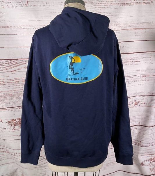 Level Wear Men's Jonathan Club Hoodie Navy Blue M