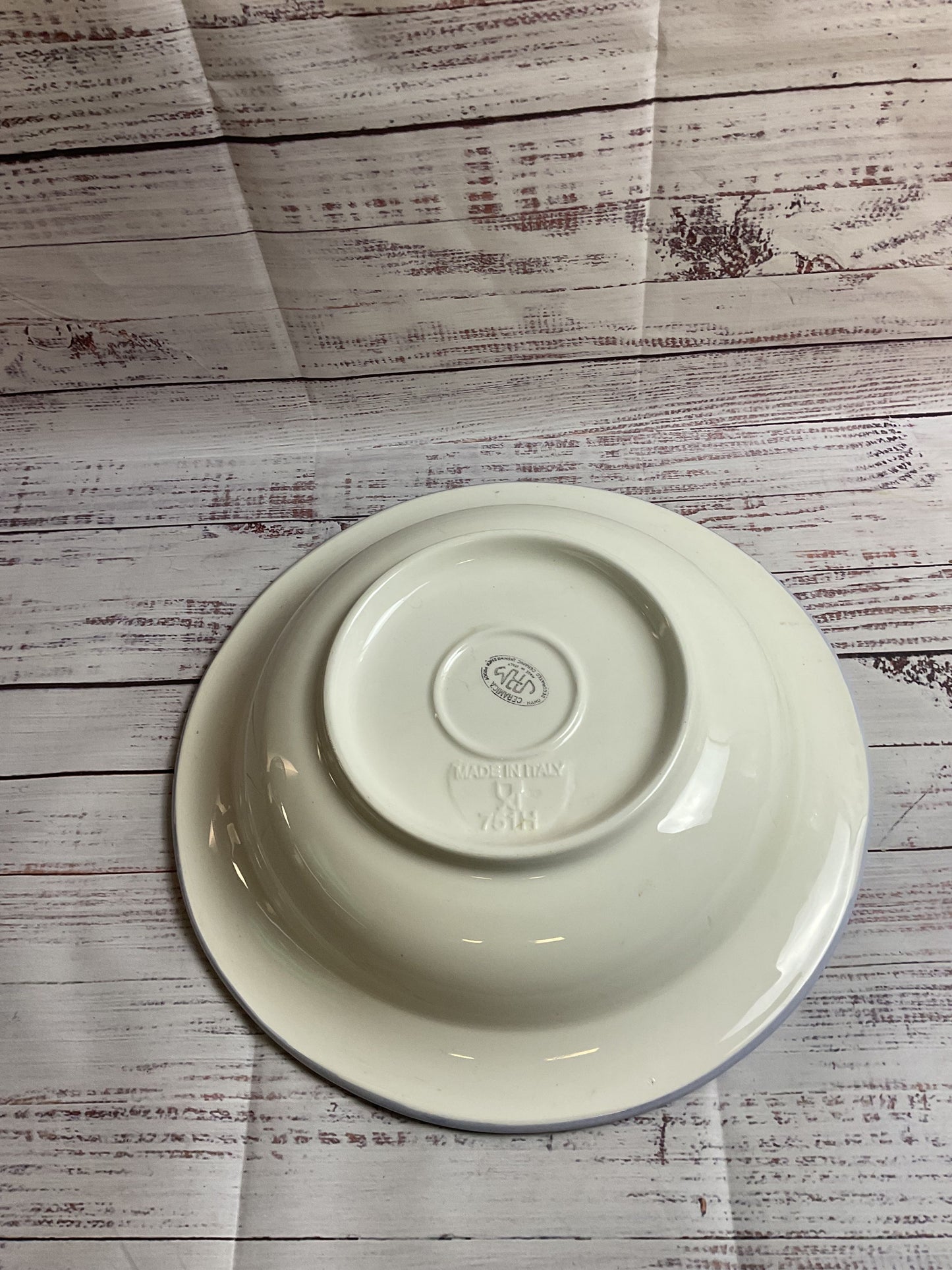 Varm Ceramica 13.5" Vegetable Painted Serving Bowl