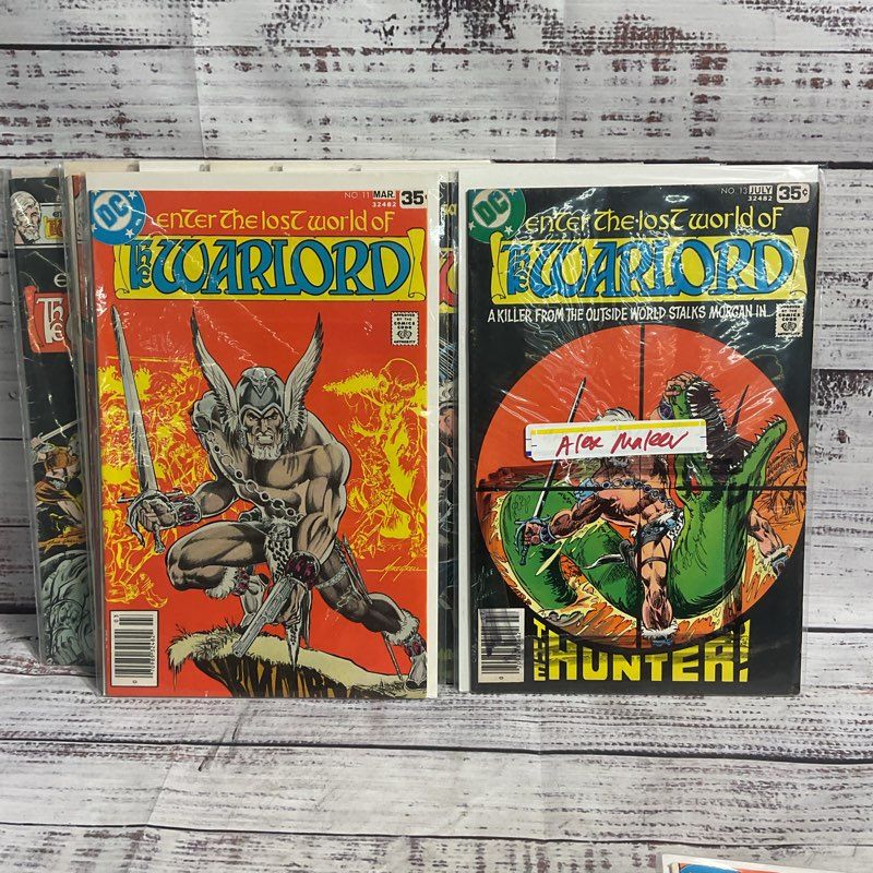 Lot Of 17 Vtg. The Warlord Dc Comics #1-66 Incomplete Ungraded Set