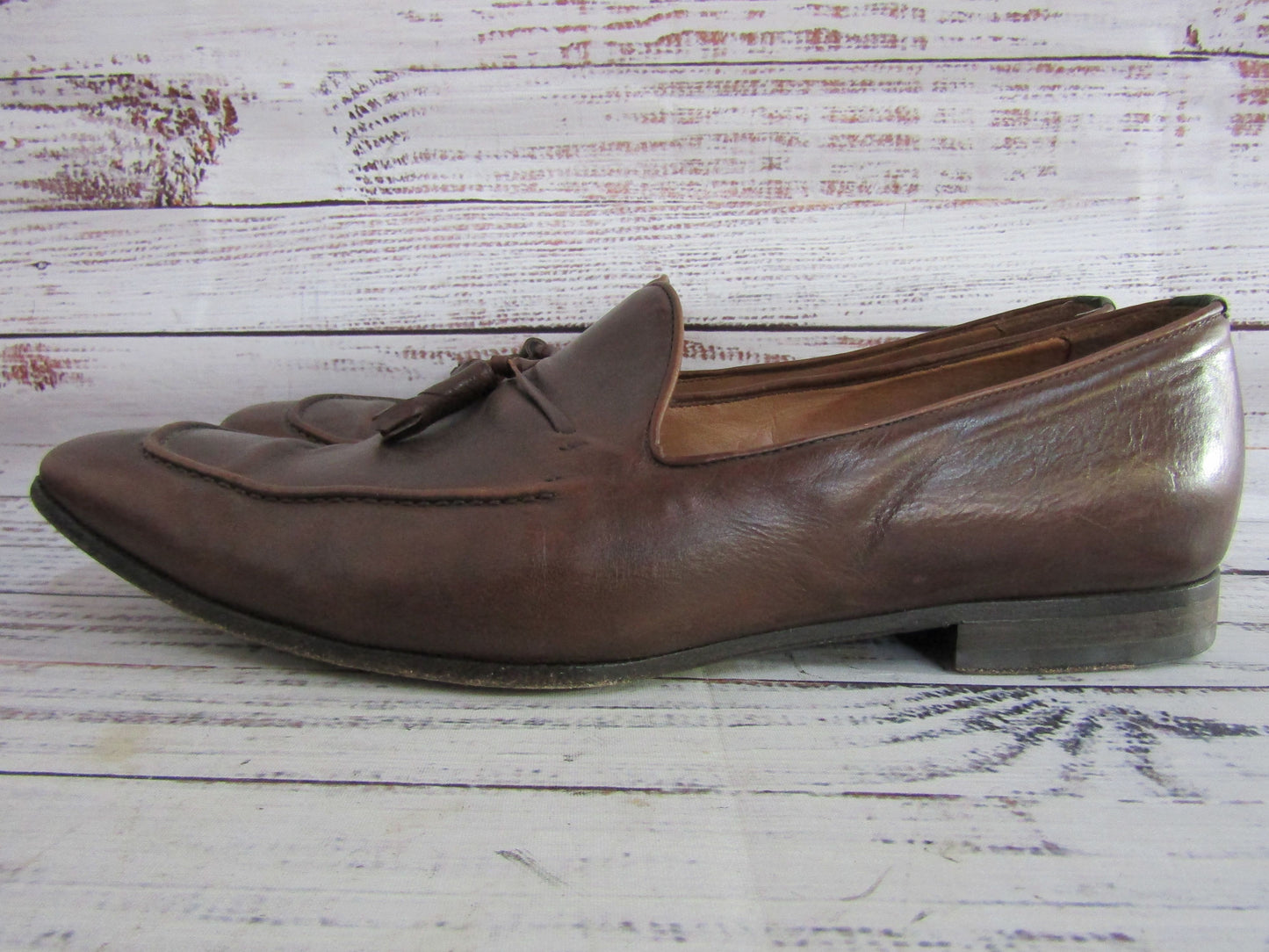 Paul Smith Men's Brown Loafer Tassel Loafers Size 10 Made in Italy