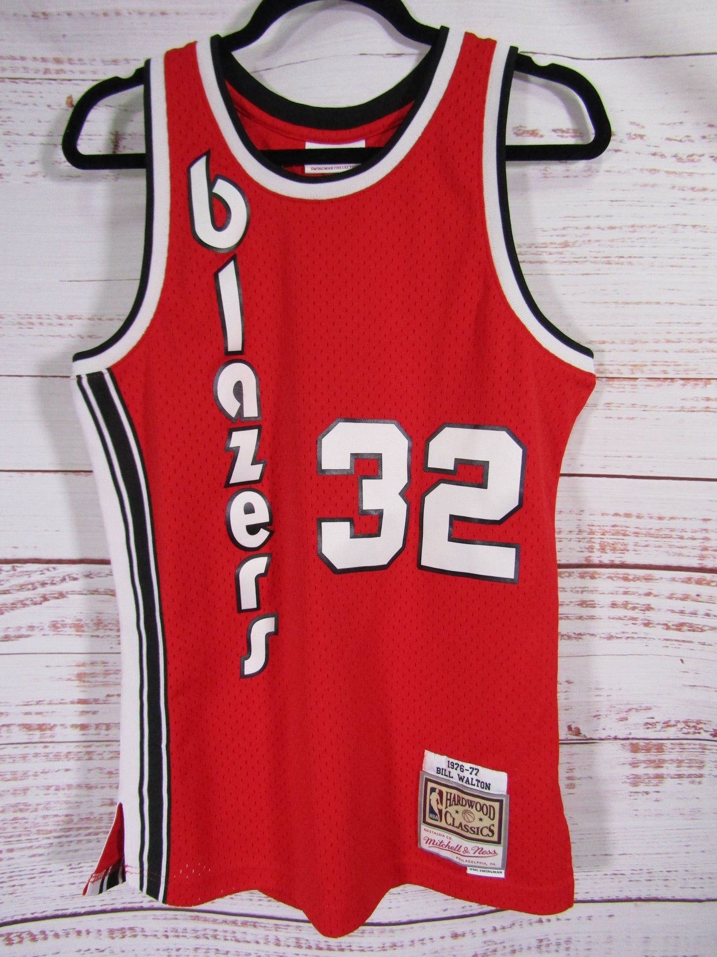 Mitchell & Ness Bill Walton 1976-77 Portland Trail Blazers Jersey Size S