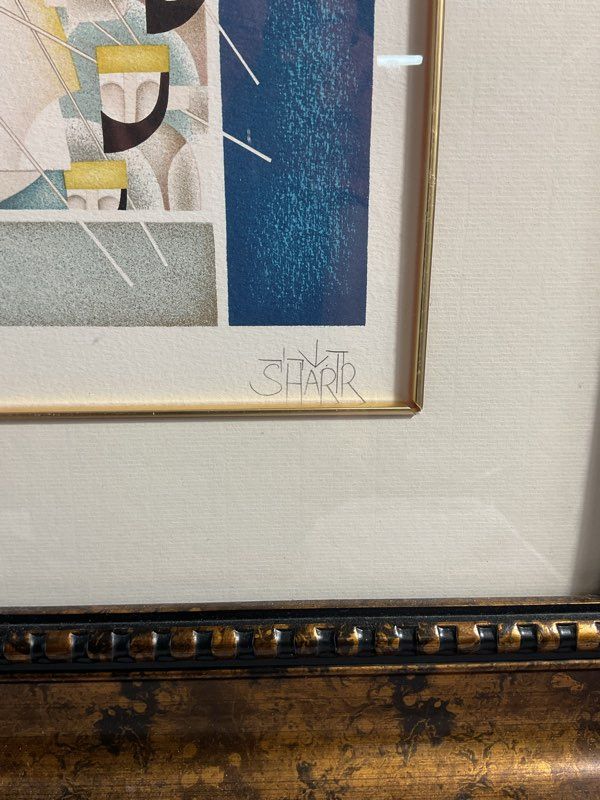 David Sharir Signed David's Youth Serigraph Print #385/400 Large Artwork