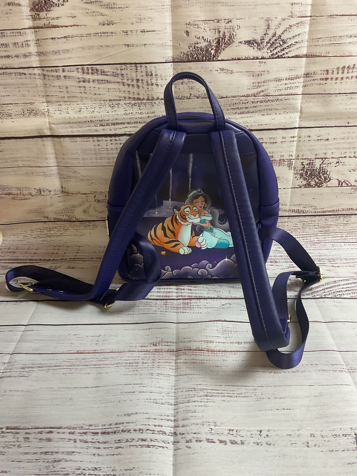 Loungefly Disney Aladdin Lamp Backpack With Matching Wallet