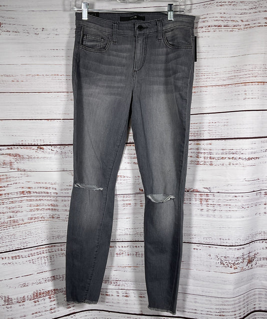 Joe's Jeans Distressed Skinny Ankle Jeans Gray 27