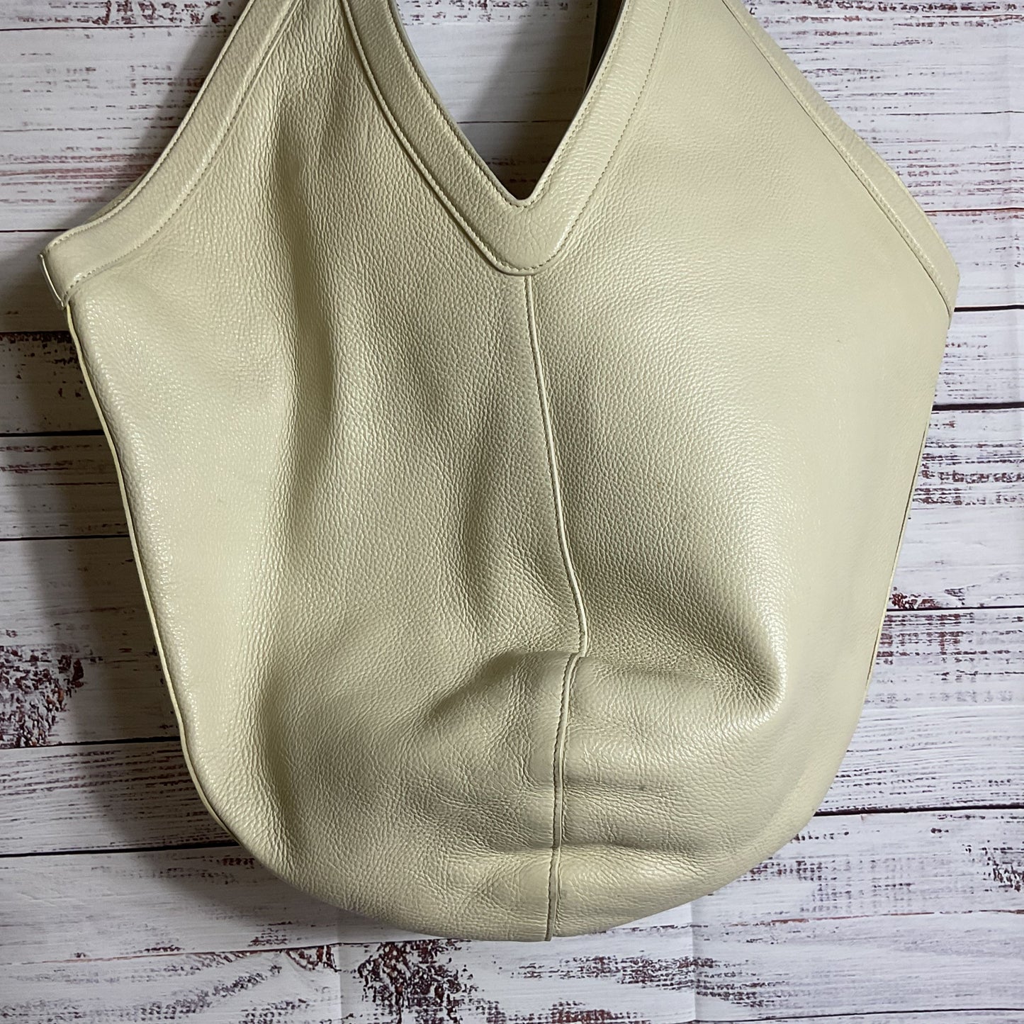 MANSUR GAVRIEL Jasmine Soft M Hobo Pebble Leather Cream Bag