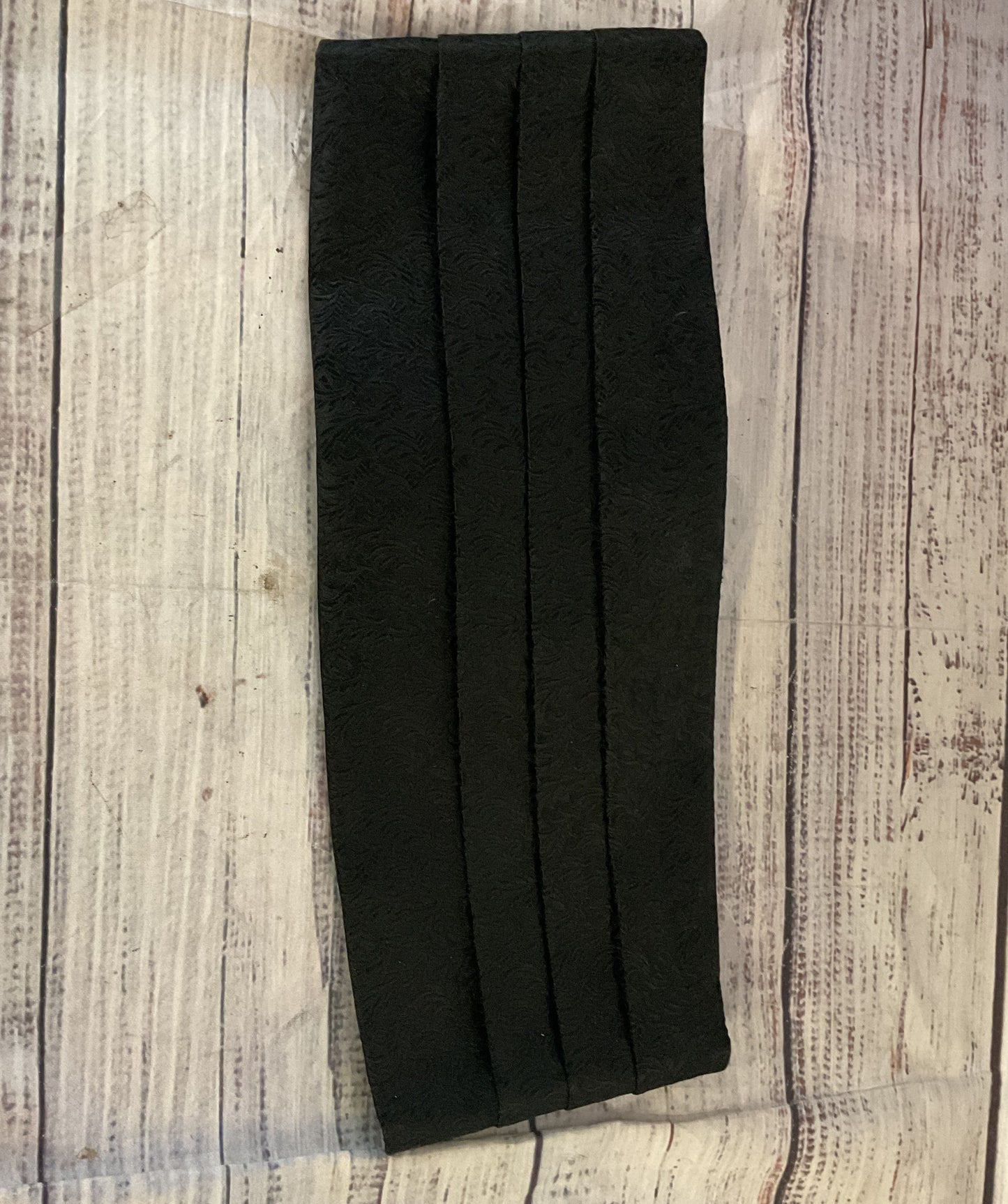 Molly Rodgers Cummerbund Tie Formal Set Black OS
