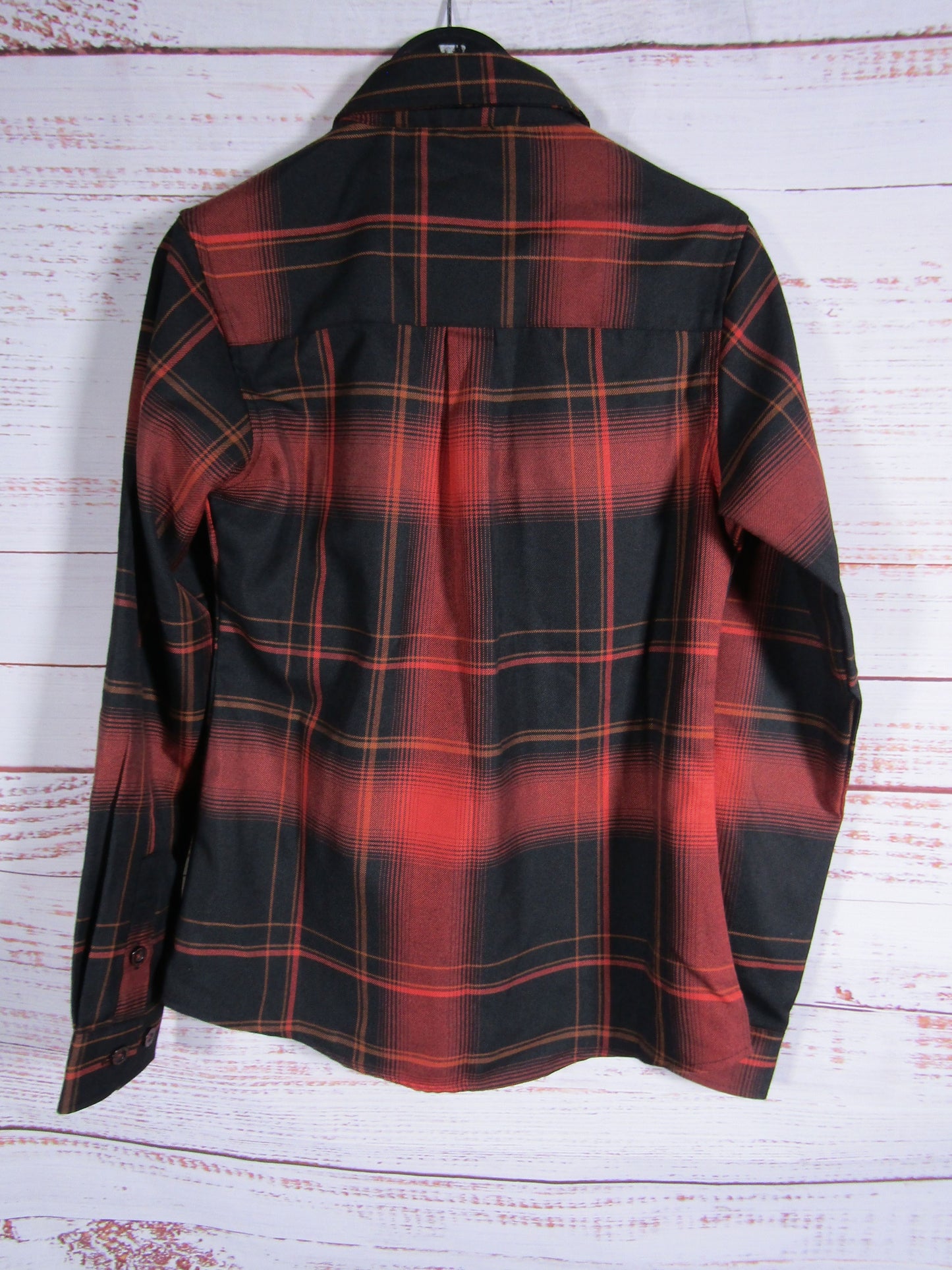 Dixxon Bush Sixteen Stone Women's Red Plaid Flannel Shirt Size S