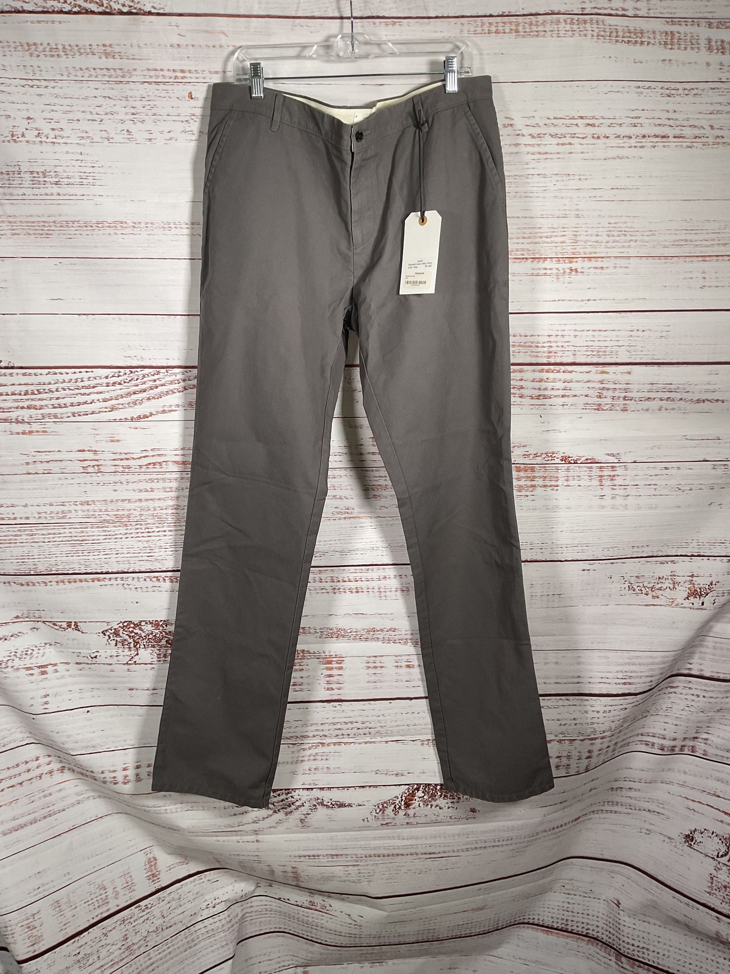 Apolis Global Citizen Gray Standard Issue Utility Chino Pants NWT - Size 38