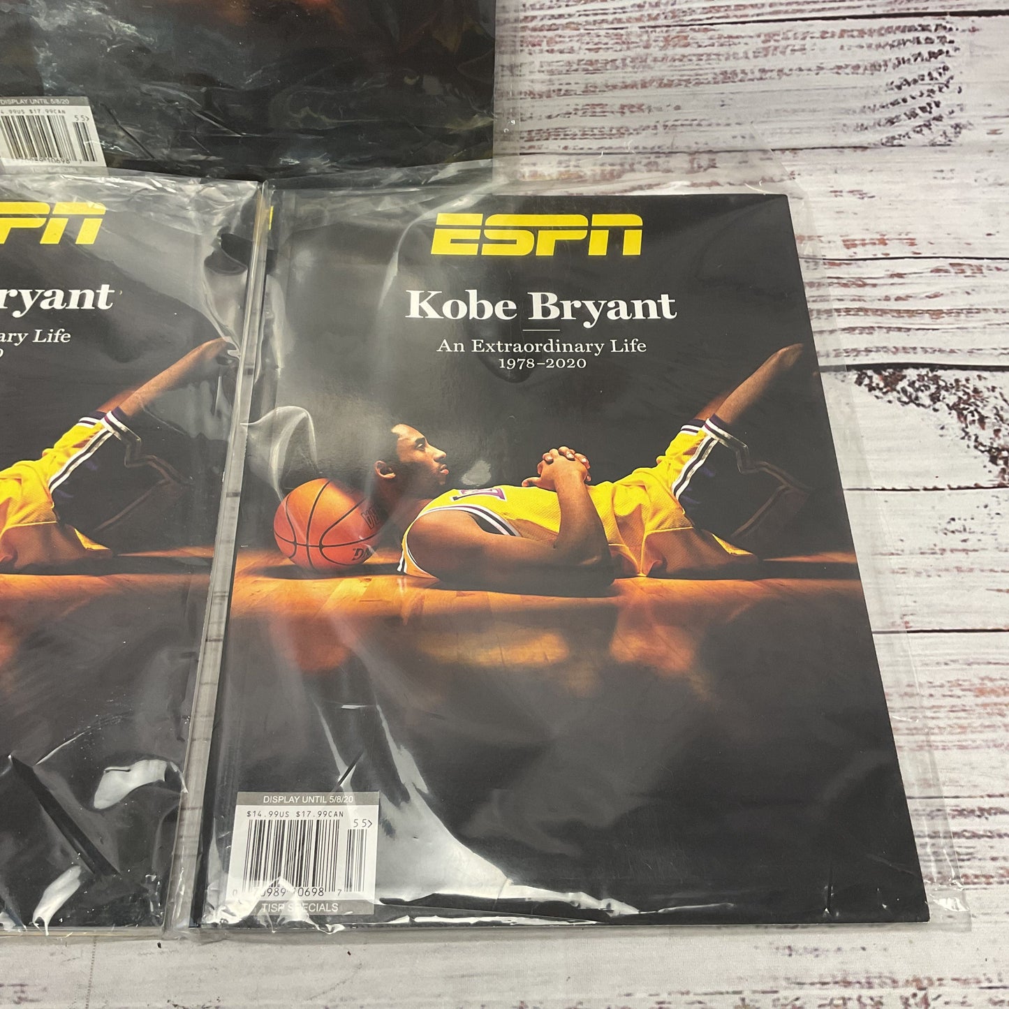 Espn Kobe Bryant An Extraordinary Life 1978-2020 Lot Of 3 Magazine