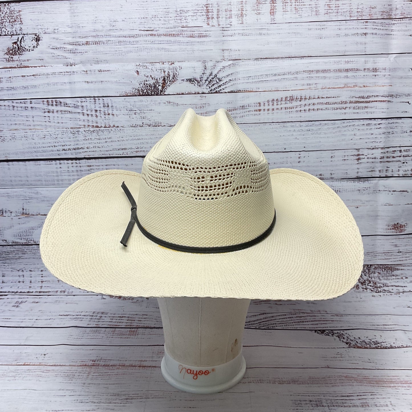 Cody James Bangora Straw Cowboy Hat - Size 7 1/4