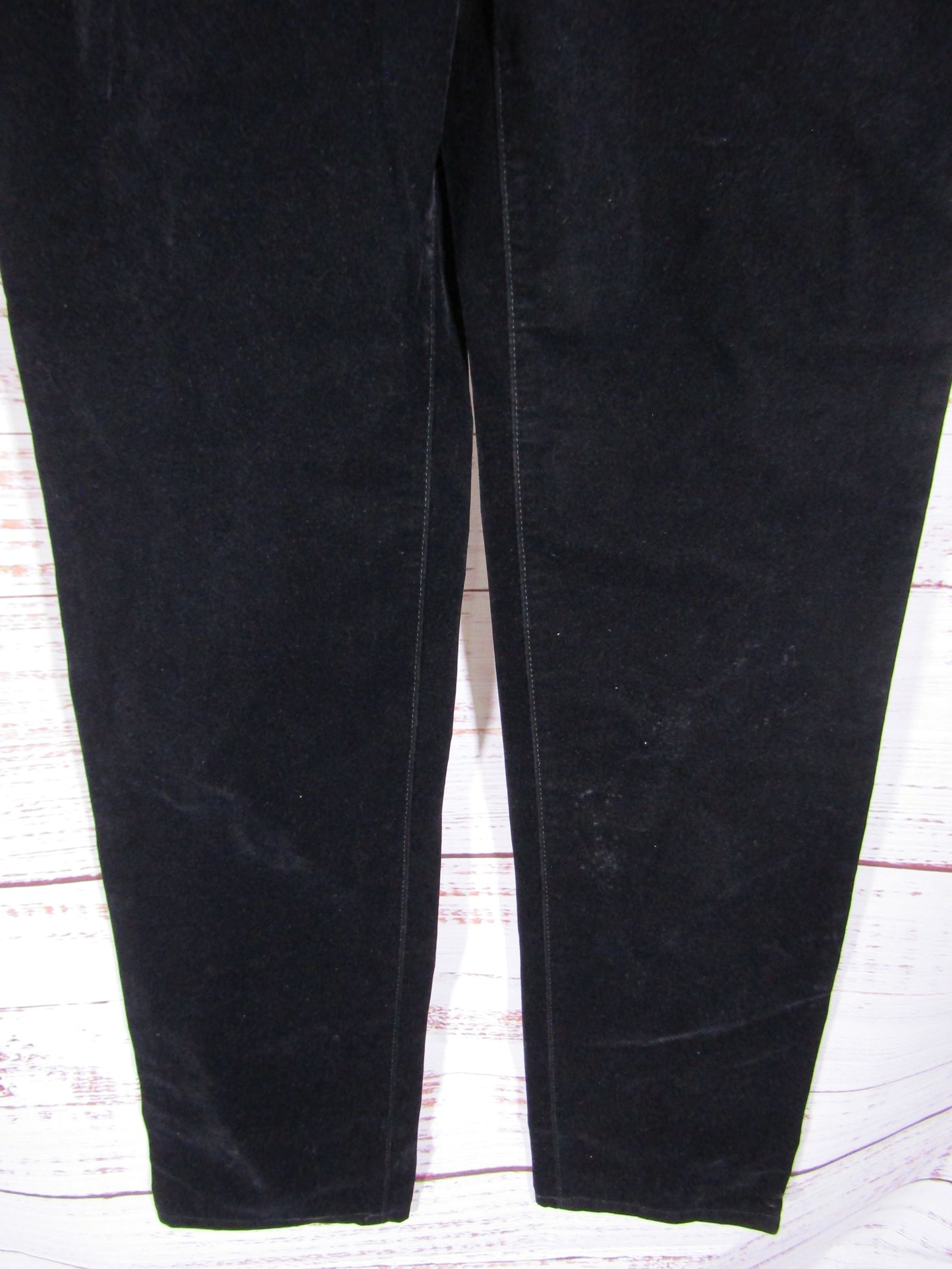 Versace Jeans Couture Women's Black Velvet Pants Size 28