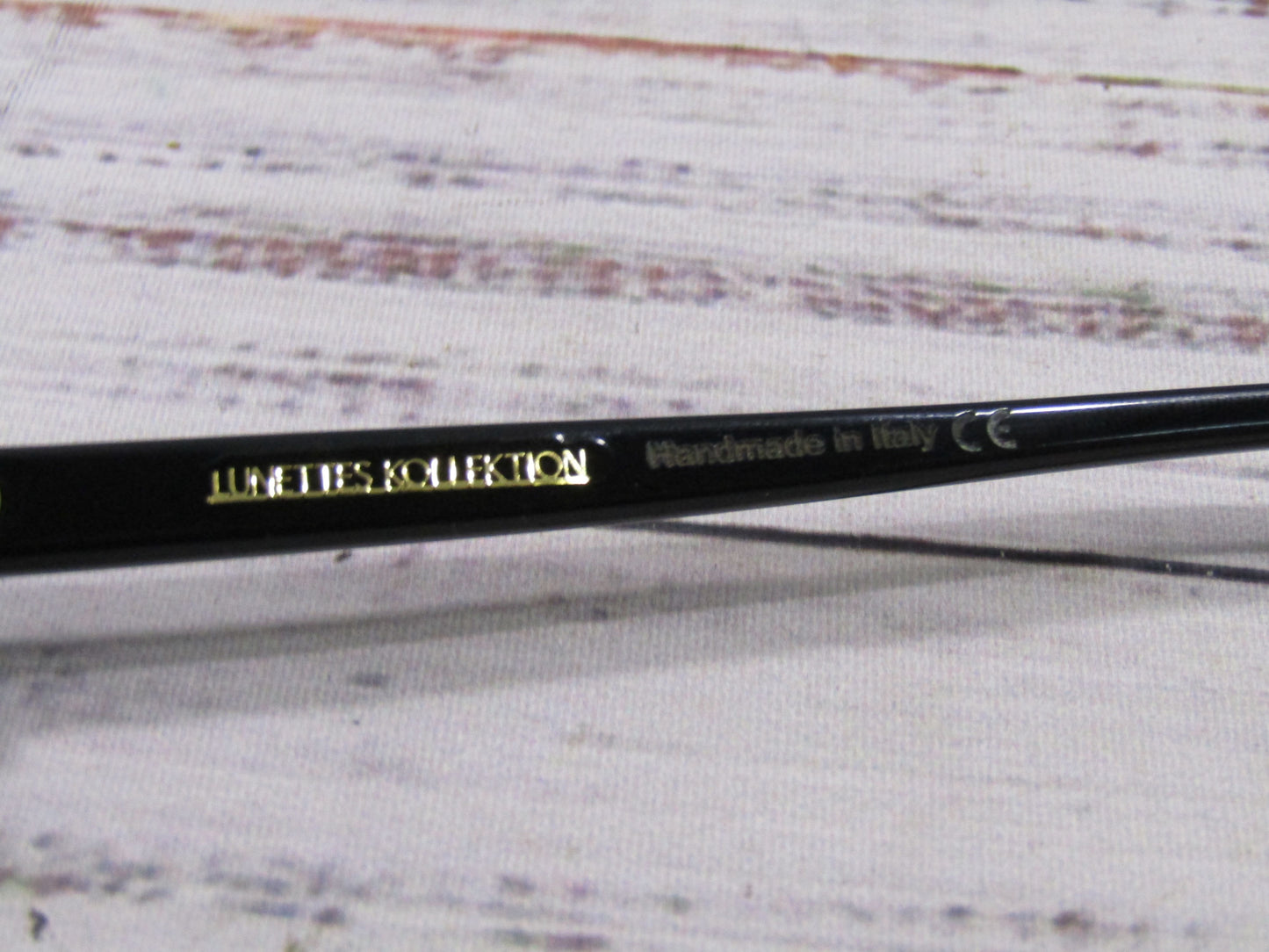 Lunettes Kollektion Kenzo Men's Black Eyeglasses Frame Hand Made in Italy