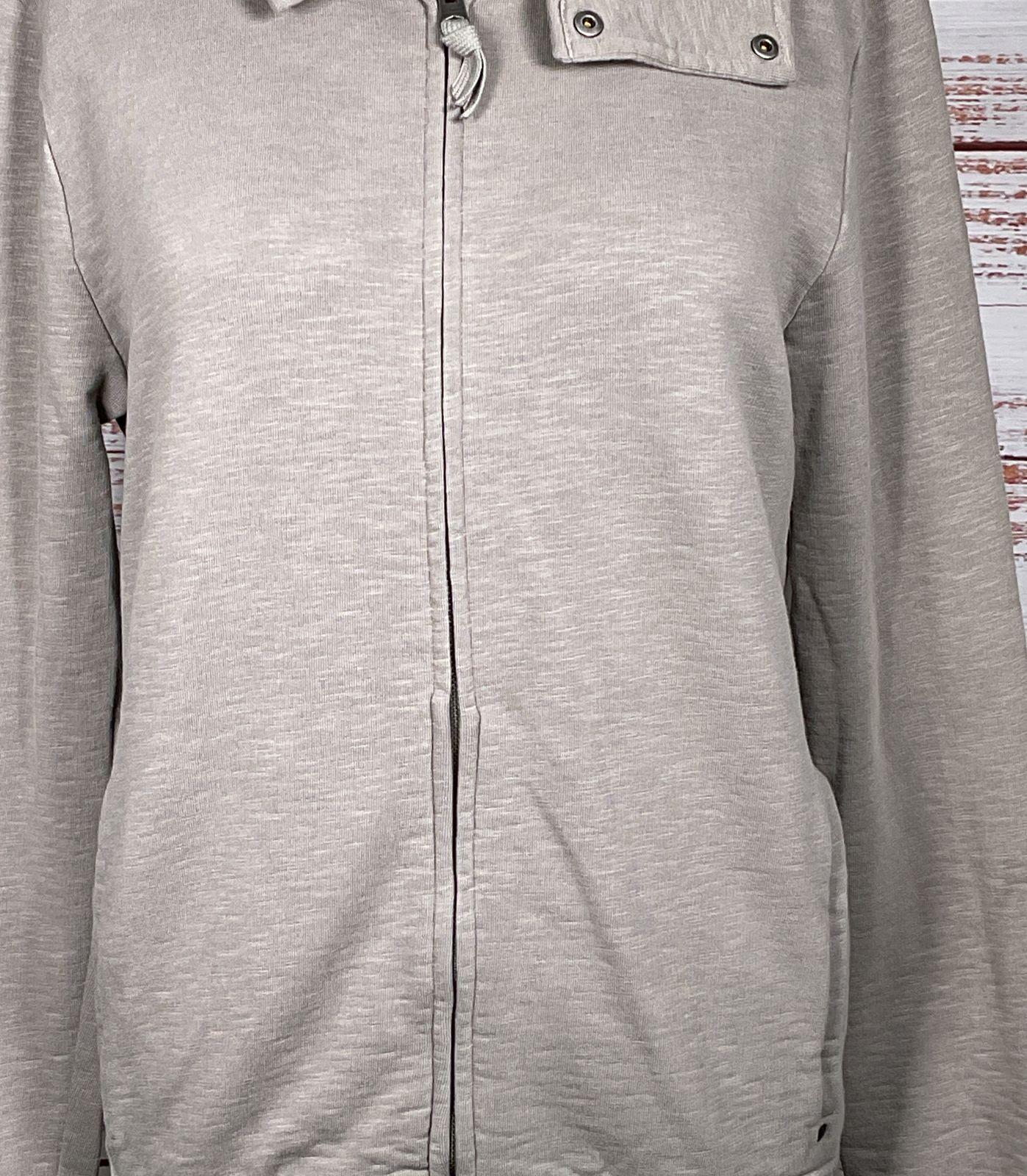 AllSaints Mevens Funnel Neck Sweater Heather Gray M