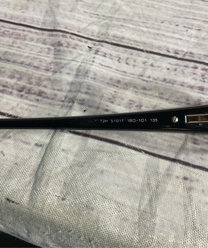 Prada VPR 72H 1BO-101 Black Eyeglasses Frame Only With Case
