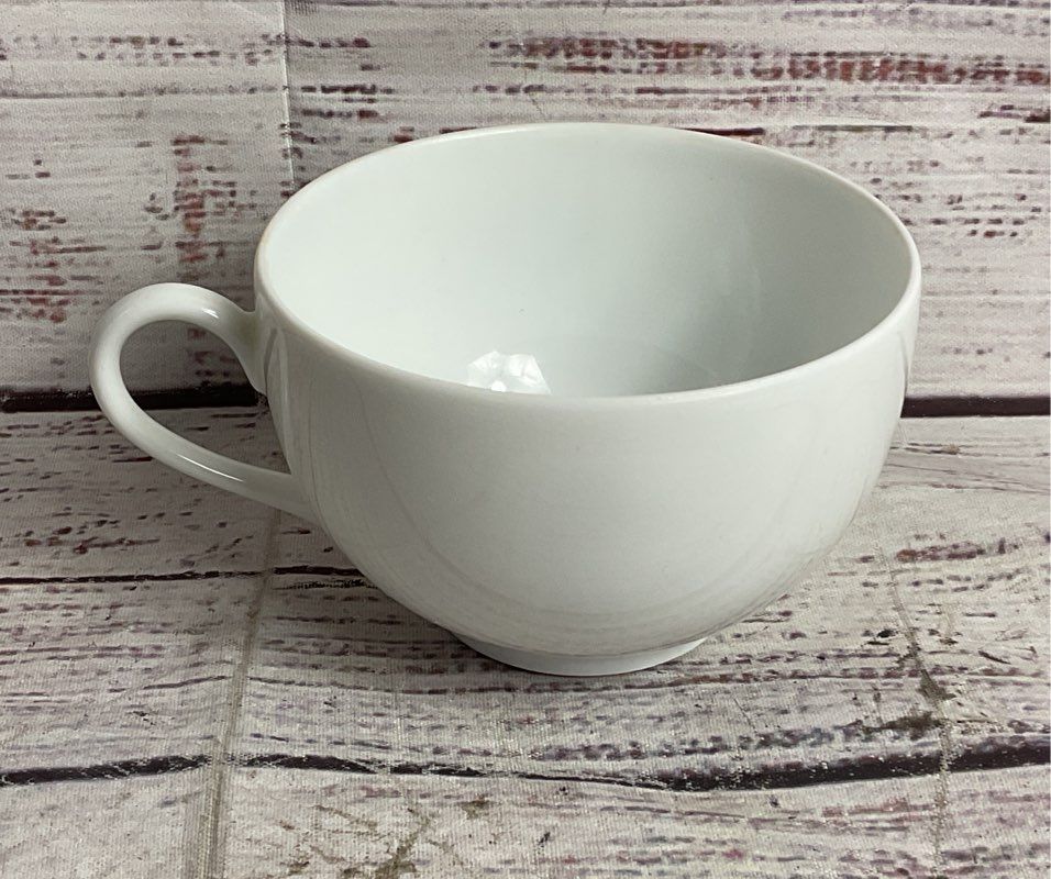 Contre Jour by Raynaud Limoges Floral Tea Cup Saucer Salad Plate White Green