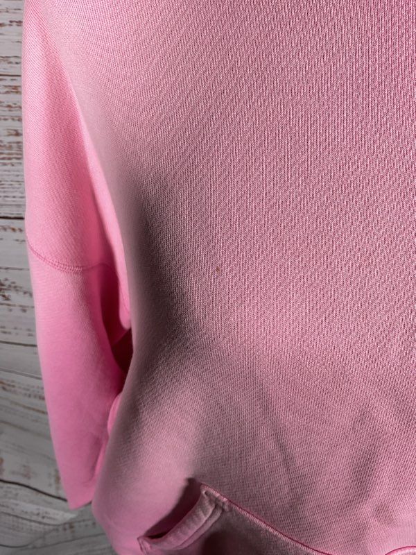 Women's Elwood Good World Logo Pink Pullover Hoodie Size M