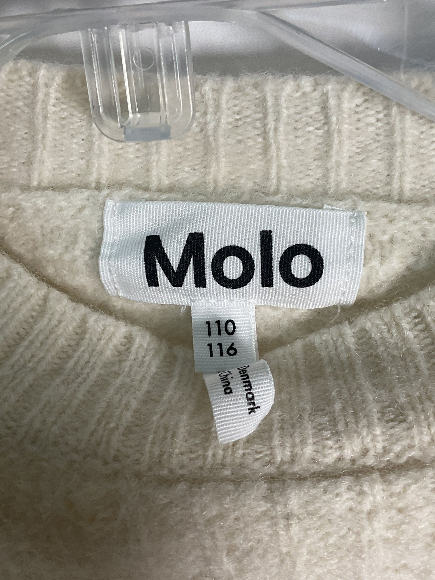 Molo Cream Kid's Happy Face Sweater - Size 110-116