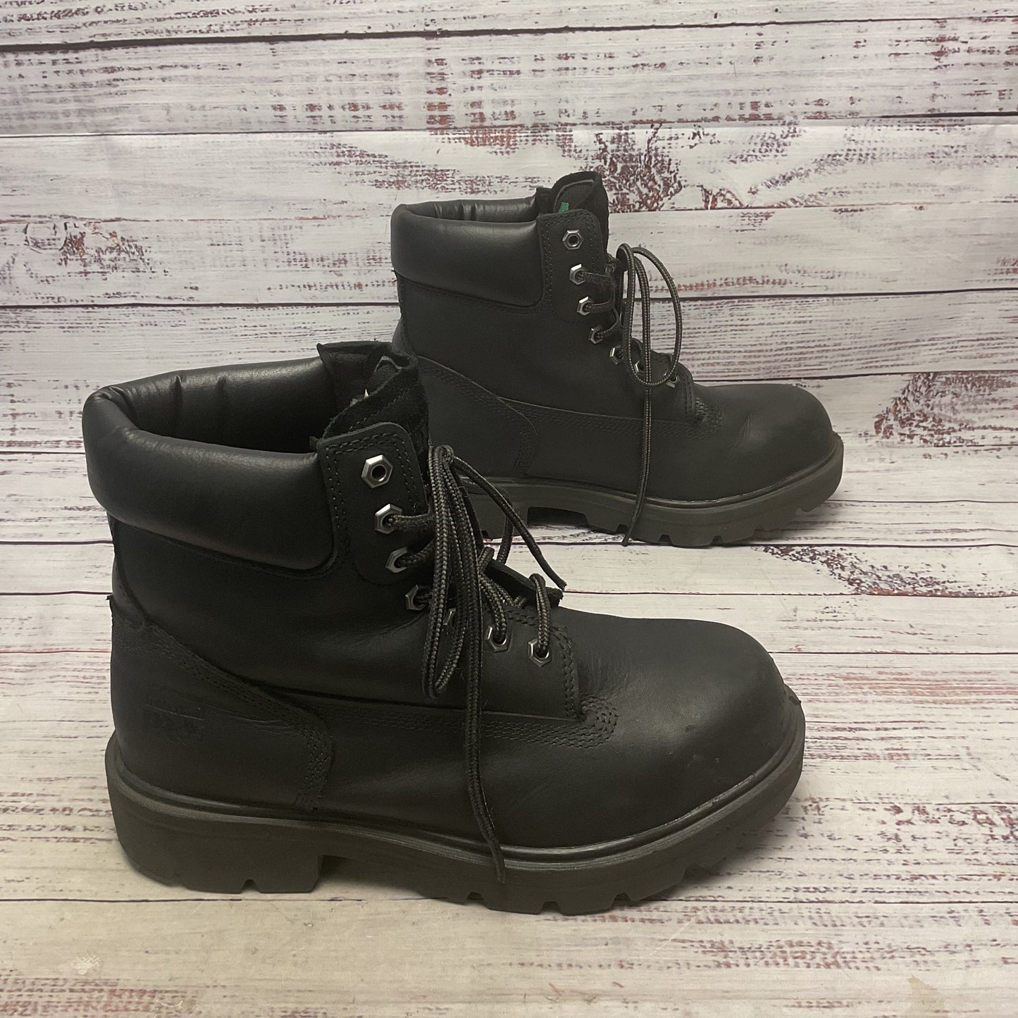 Timberland PRO Sawhorse 6 Black Composite Safety Toe Boot Men 7.5