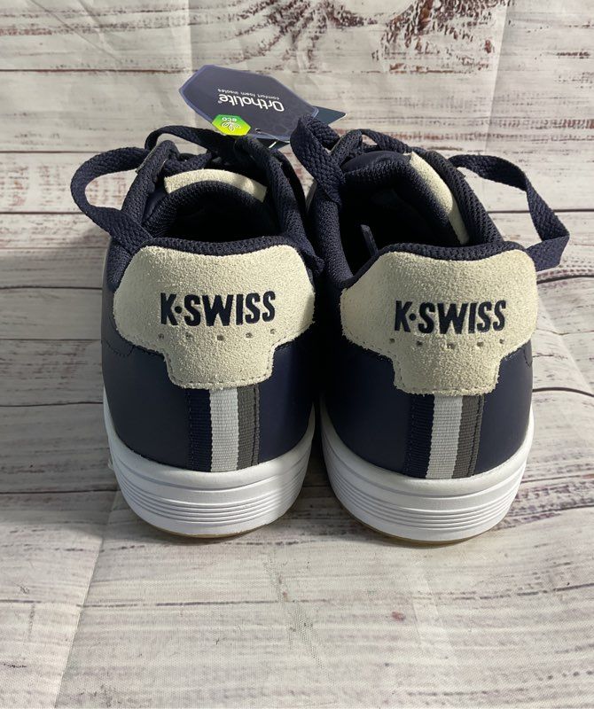 NEW K-Swiss Men's Classic Sneakers Navy Blue Size 8.5 US Ortholite Foam Insoles