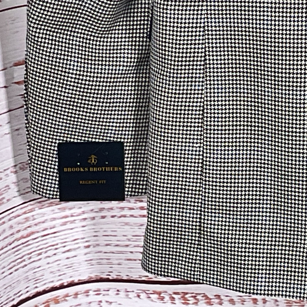 NWT BROOKS BROTHERS Mens Wool Regent Fit Houndstooth Blazer/Jacket SZ 42 Regular