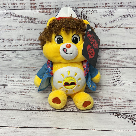 Care Bears X Stranger Things Fun Size Plush Funshine Bear As Dustin