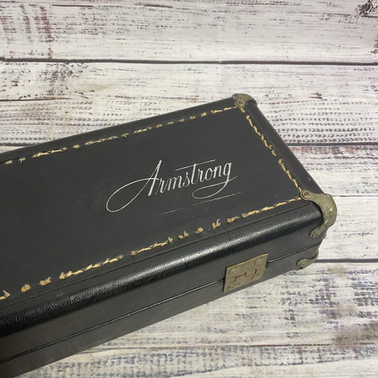Armstrong Model 104 Educational Student Flute in Black Hard Case