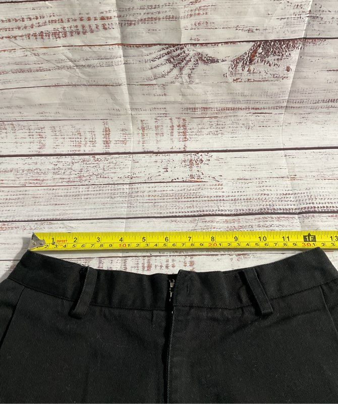 Amomento Women's Black Wide Tapered Leg Black Pants Women’s Size Small