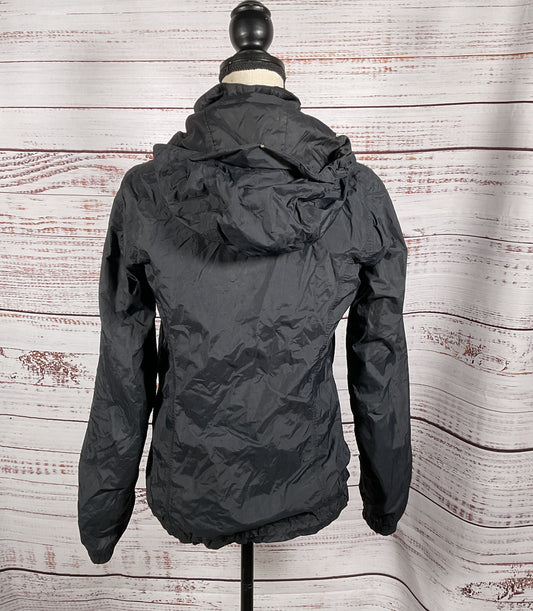 The North Face Nylon Hyvent Vented Hooded Jacket Black S