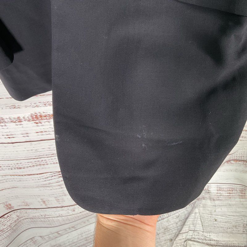 Giorgio Armani Borgo 21 Black 100% Wool 3 Button Suit Jacket Size in Description